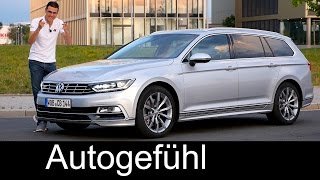 Family father’s dream VW Volkswagen Passat Variant RLine FULL REVIEW test driven Estate B8 2017 [upl. by Miof Mela]