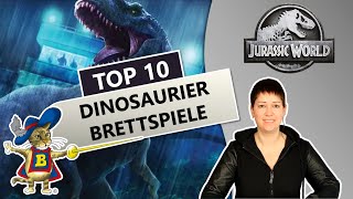 Die besten Dinosaurier Spiele  TOP 10 DINO BRETTSPIELE  mehr wie Perseverence Jurassic World [upl. by Elodia351]