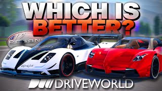 DRIVE WORLD Zeta Roadster VS Epsilon Roadster Which Is Better  Roblox [upl. by Landry]