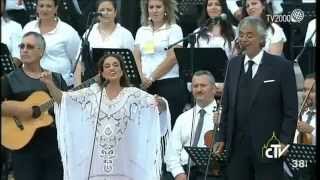 Noa Achinoam Nini and Andrea Bocelli  Beautiful that Way  in Vatican City [upl. by Mei]