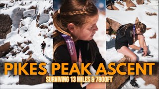 The Hardest Race of My Life  Pikes Peak Ascent Golden Trail Series 2023 [upl. by Akenat590]