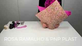 💐🌷🌺Spring 2024\\How to Wrap a Plant pot with tissue paper and kraft wrapflowers [upl. by Ahtoelc]