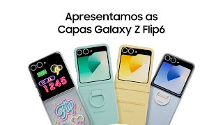 Galaxy Z Flip6 Descobre as novas capas do Z Flip6 [upl. by Danziger244]