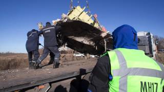 Impression recovery wreckage MH17 [upl. by Notlem]