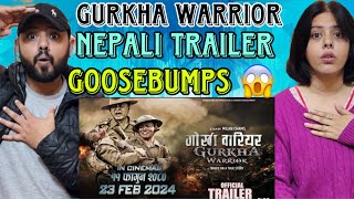 GURKHA WARRIOR NEPALI MOVIE OFFICIAL TRAILER REACTION  RITESH CHAMSVIJAY LAMA  REBIKA GURUNG [upl. by Avrenim771]