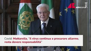 Covid Italia per Mattarella terza dose è dovere [upl. by Goeselt]