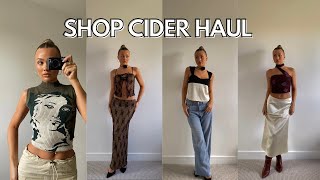 SHOP CIDER CLOTHING HAUL  SPRING 2023 [upl. by Rossie]