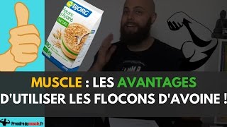 5 BONNES raisons d’UTILISER les FLOCONS D’AVOINE en musculation [upl. by Neehsuan]