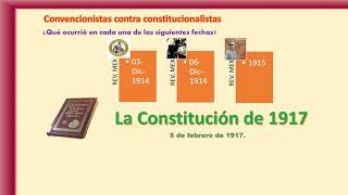 Constitucionalistas vs Convencionistas Telesecundaria Historia III [upl. by Dimo741]