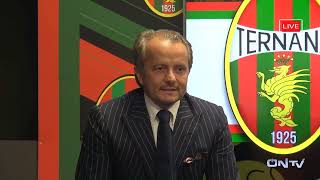 ONTV LIVE Presentazione sponsor retro maglia Ternana 20232024 [upl. by Borreri584]