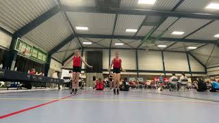 Iniveau Teams  Siluskip Lilou en Mette 30 sec doubles [upl. by Lupee]