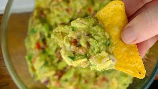 Faire son Guacamole Le plus simple traditionnel délicieux et meilleur Guacamole avec mes secrets♥ [upl. by Motteo595]