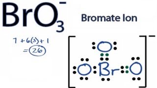 BrO3 Lewis Structure How to Draw the Lewis Structure for BrO3 [upl. by Oitaroh]