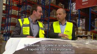 Centre de distribution HEssers avec rayonnages de Stow  LogisticsTV [upl. by Yennor]