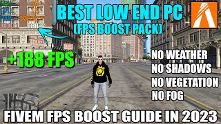 FiveM FPS Boost Graphics Pack For LOW END PC  FiveM 188 fps  FiveM FPS TUTORIAL  UPDATED 2023 [upl. by Lorrin]