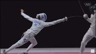 Tokyo Fencing Highlights Men’s Epee Gold Medal Match  Romain CannoneFRA vs Gergeley SiklosiHUN [upl. by Boiney]