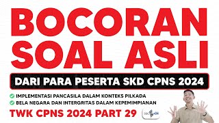 BOCORAN SOAL ASLI CPNS 2024 [upl. by Segal]