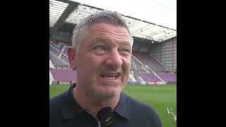 Tony Docherty  Hearts PostMatch Interview  Now Available on DeeTV [upl. by Beeck]