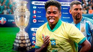 Eu Simulei a COPA AMÉRICA 2024 🏆 [upl. by Atiloj]