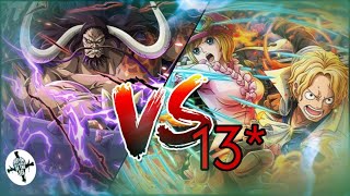 トレクル OPTC JAPAN  Garp Challenge Revolutionary Army 2 13 VS V2 Kaido Team [upl. by Eedebez]