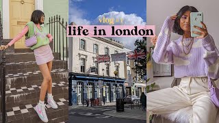 life in london vlog 1 taking photos seeing friends in notting hill amp baking a cake 🧁 [upl. by Ingmar]