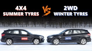 4WD VS Winter Tyres  Do you need winter tyres if you have 4WD [upl. by Nevets]