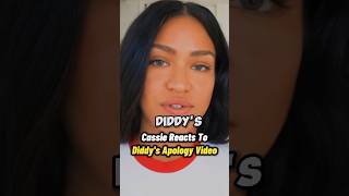 Cassie Reacts To Diddy’s Apology Video 😲 cassie diddy shorts [upl. by Dnomyar777]