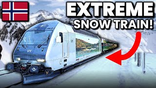 Seven hours on Norway’s STUNNING winter train journey [upl. by Traci729]