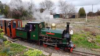 South Downs Light Railway Narrow Gauge Gala on Sunday 13th March 2022 [upl. by Nilved]