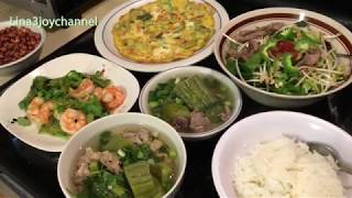 Linas kitchen Khmer food 5 ways to cook bitter melon Ma Rass [upl. by Enilehcim644]