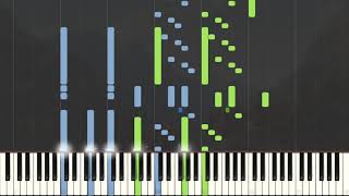 BeethovenLiszt Symphony No6 in F major Op68 “Pastoral” Synthesia  Piano Tutorial [upl. by Cary]