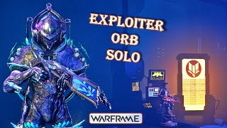 Exploiter Orb SOLO in WARFRAME [upl. by Feledy]