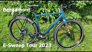 Mein neues Bergamont ESweep Tour 2023  EGravelBike mit Mahle X35 [upl. by Llewop]