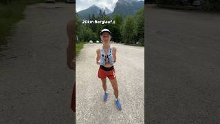 20km Berglauf in den Alpen 🏔️ running laufenlaufenlaufen laufen laufenmachtglücklich shorts [upl. by Selbbep807]