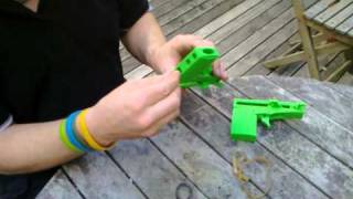 Printed Dart Gun Assembly [upl. by Einalam]