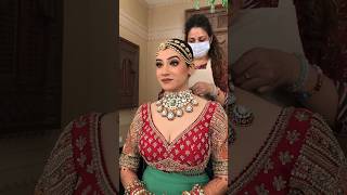 Making of a beautiful bride ❤️ Makeup by Parul Garg [upl. by Bernette161]