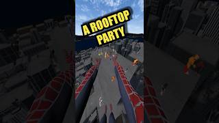 SpiderMan VR ROOFTOP PARTY TIME 🎉🥳 vr virtualreality spiderman gaming [upl. by Odnama]