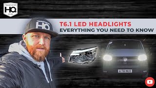 New Transporter HQ T61 Headlights  Everything you need to know including LED options and dates [upl. by Tryck]