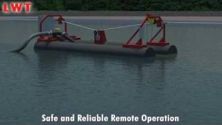 LWT Dredging Systems Mud Cat Electric Dredge Animation [upl. by Ecirtra]