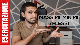 ESERCITAZIONE Massimi minimi e flessi [upl. by Phillipe]