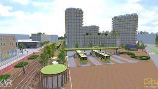 Nieuwegein VR impressie stationsgebied City Nieuwegein [upl. by Beauregard534]