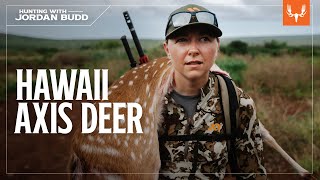 Hawaiian Axis Deer Hunting with Jordan Budd [upl. by Nappie]