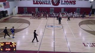 Leonia High School vs Ridgefield Memorial High School Boys Freshman Basketball [upl. by Innattirb]