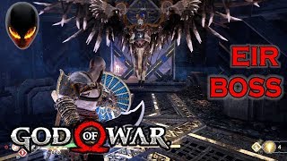 GOD OF WAR EIR Valkyrie  BOSS Battre  Vaincre amp Chambre Cachée dOdin [upl. by Olaf]