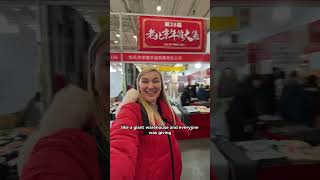 The Agricultural Expo Center’s traditional Beijing New Year market 🧧🎊 chinesenewyear china [upl. by Venetia]