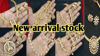 New arrival stock collection 8524850516 viral fashion jewellery bridal trending impon online [upl. by Marcell]