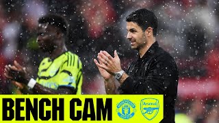 BENCH CAM  Manchester United vs Arsenal 01  All the reactions amp more victory at Old Trafford [upl. by Eidaj]