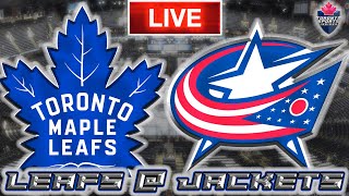 Toronto Maple Leafs vs Columbus Blue Jackets LIVE Stream Game Audio  NHL LIVE Stream Cast amp Chat [upl. by Lyrej196]