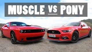 The Differences Between Muscle And Pony Cars [upl. by Naired175]