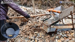 Gold Prospecting in Streams  a practical and easy way to find plenty of gold ALTINAVCISI1 [upl. by Bord]